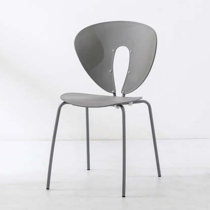 French Triangular Back Plastic Dining Chair