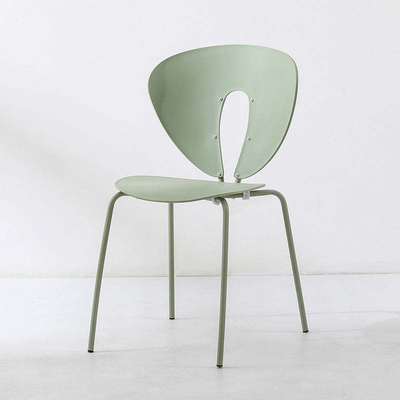 French Triangular Back Plastic Dining Chair