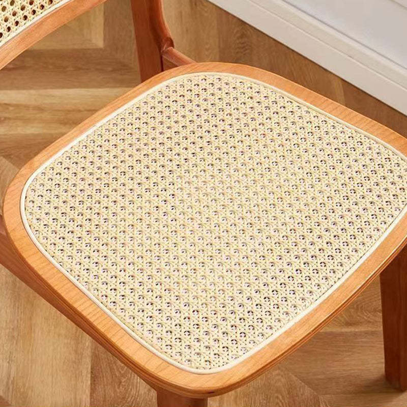 Minimalist Wood Rattan Woven Dining Chair
