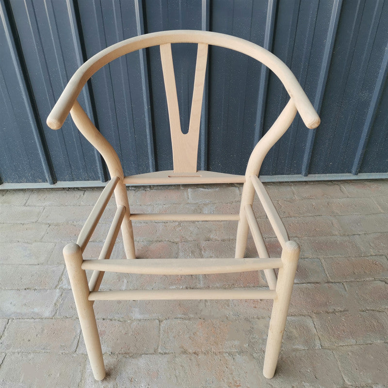 Scandinavian Y-Shape Braided Wood Dining Chair