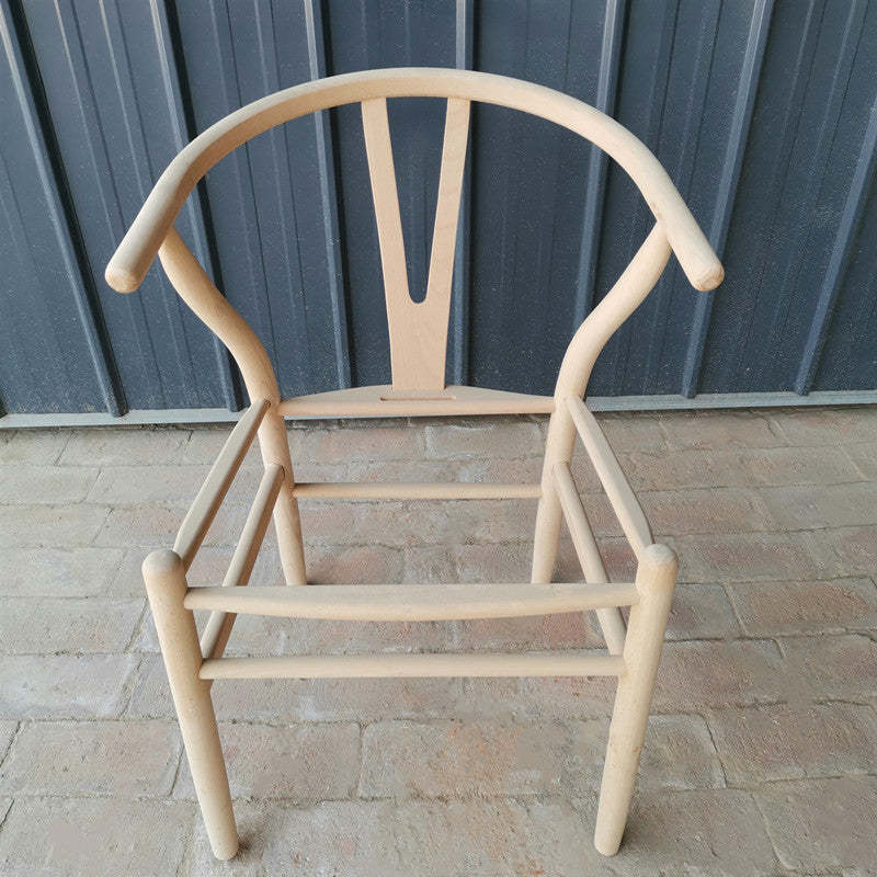 Scandinavian Y-Shape Braided Wood Dining Chair