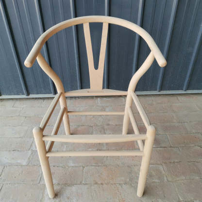 Scandinavian Y-Shape Braided Wood Dining Chair