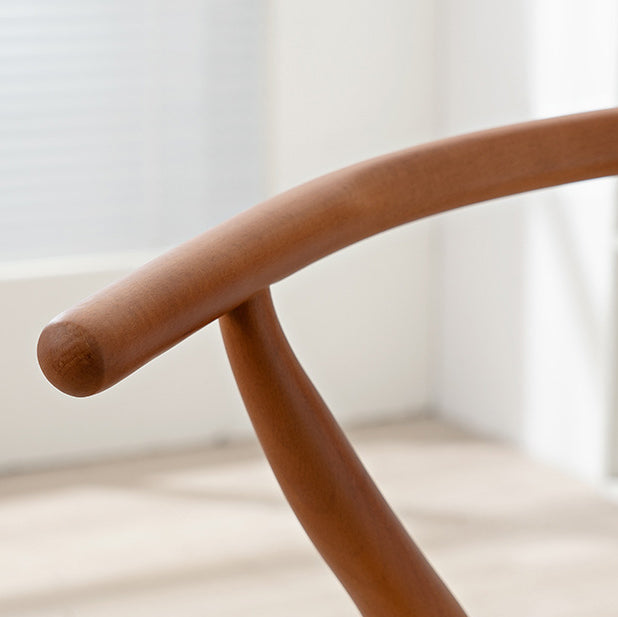 Scandinavian Y-Shape Braided Wood Dining Chair