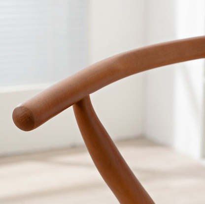 Scandinavian Y-Shape Braided Wood Dining Chair