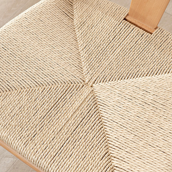 Scandinavian Y-Shape Braided Wood Dining Chair
