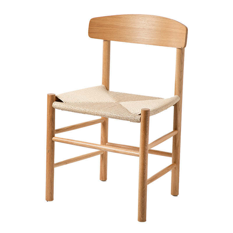 Japanese Bent Braided Wood Dining Chair