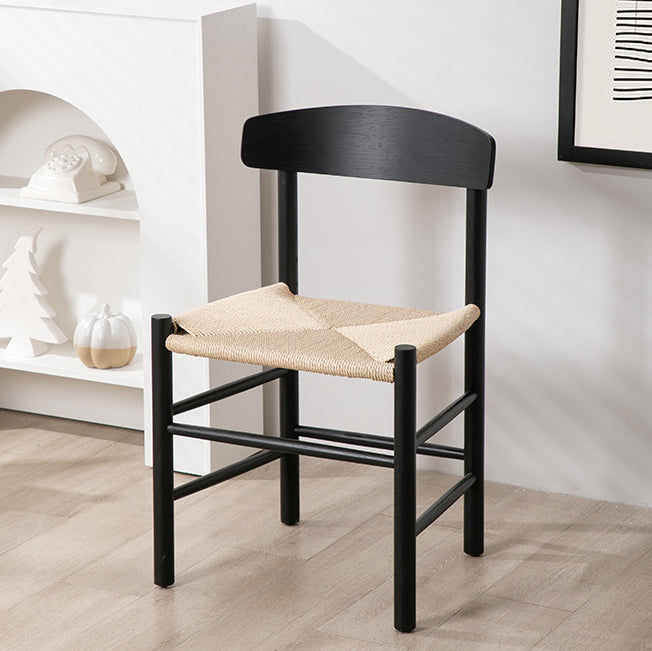 Japanese Bent Braided Wood Dining Chair