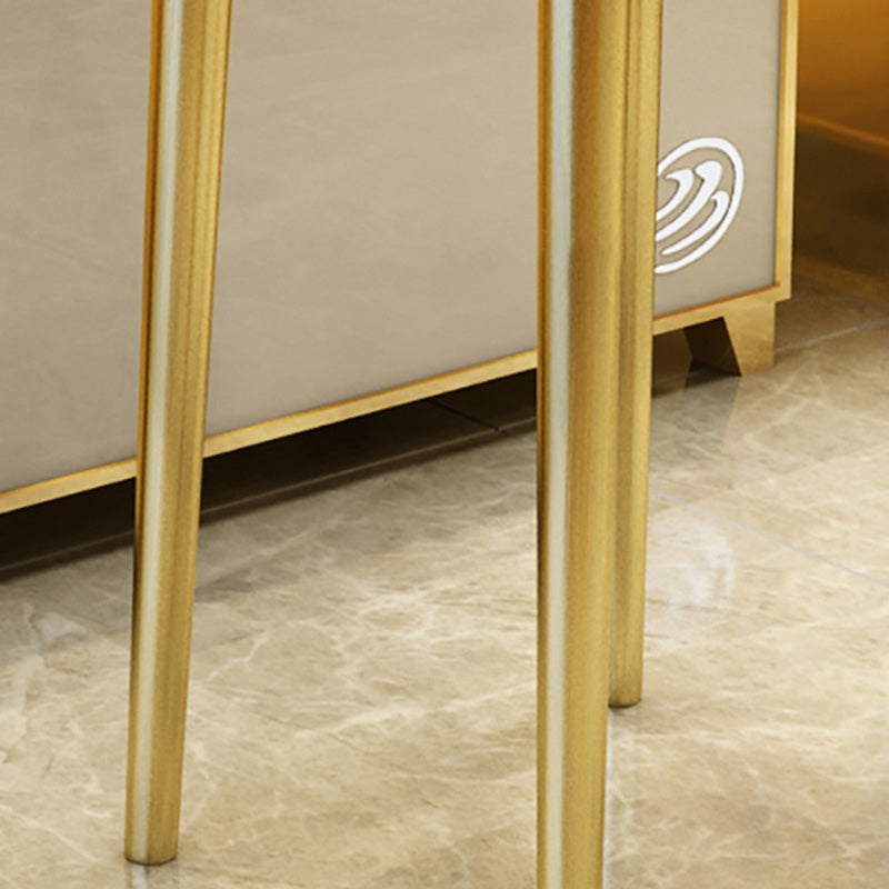 Minimalist Triangle Western Leather Bar Stool
