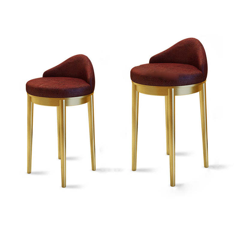 Minimalist Triangle Western Leather Bar Stool