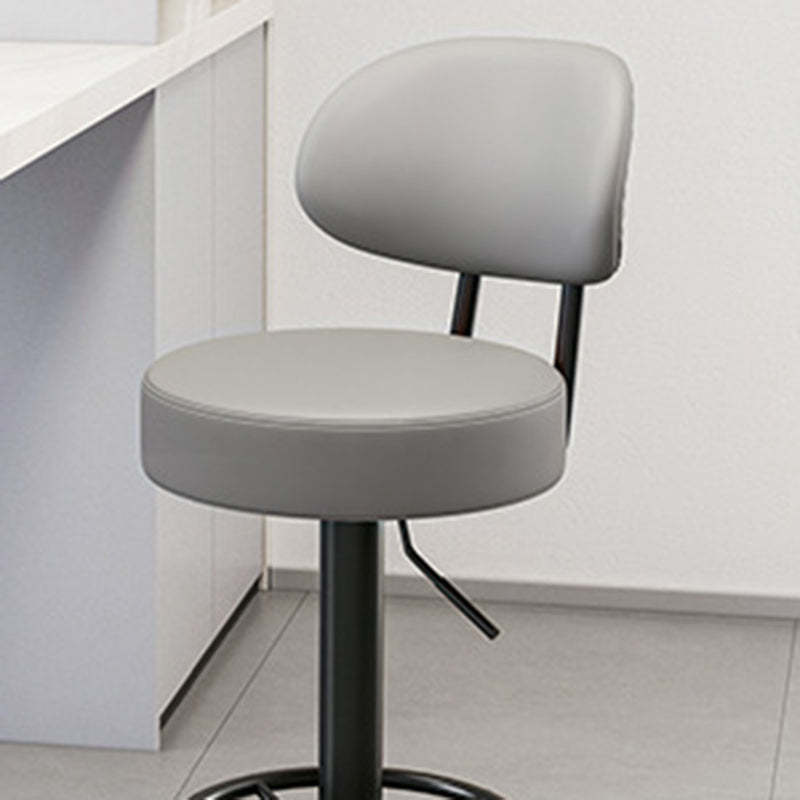 Minimalist desk napa office chairs in leather — Gray
