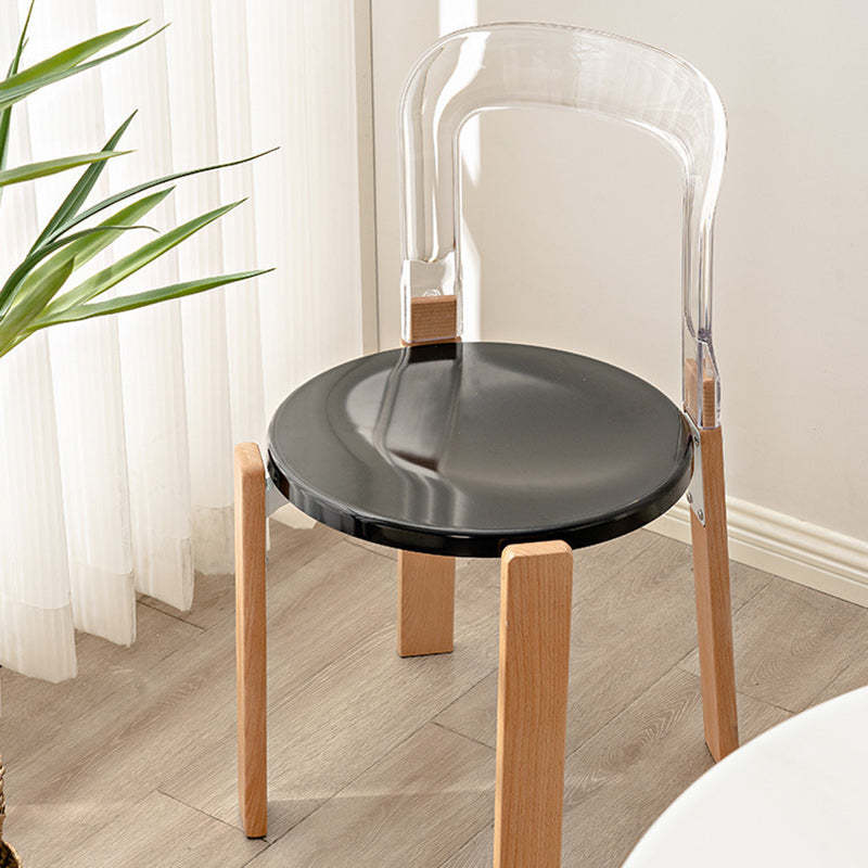 Minimalist curved gray dining chairs & benches, Lighom