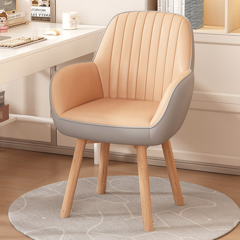 Minimalist Trapezoid Velvet Tech Fabric Vanity Stool