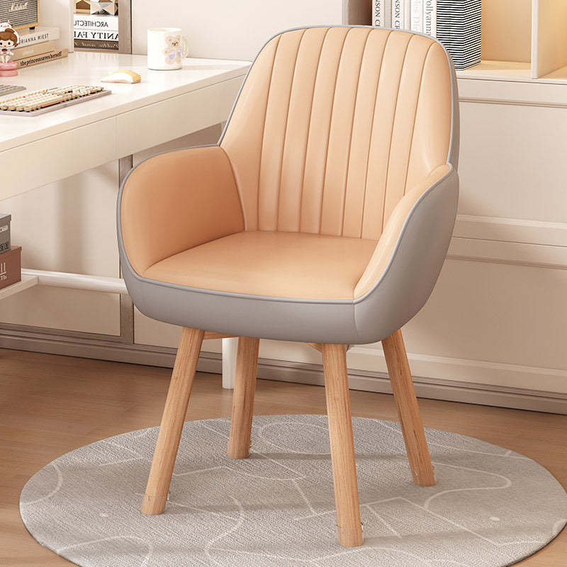 Minimalist Trapezoid Velvet Tech Fabric Vanity Stool