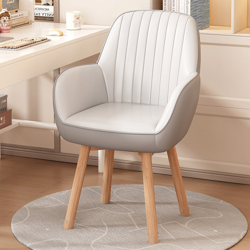 Minimalist Trapezoid Velvet Tech Fabric Vanity Stool