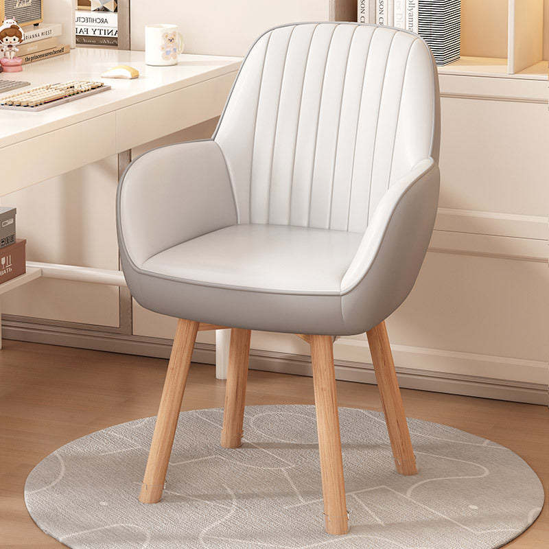 Minimalist Trapezoid Velvet Tech Fabric Vanity Stool