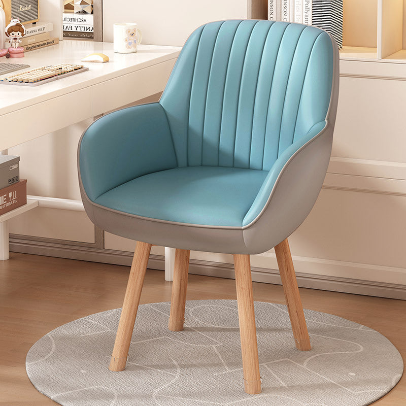 Minimalist Trapezoid Velvet Tech Fabric Vanity Stool