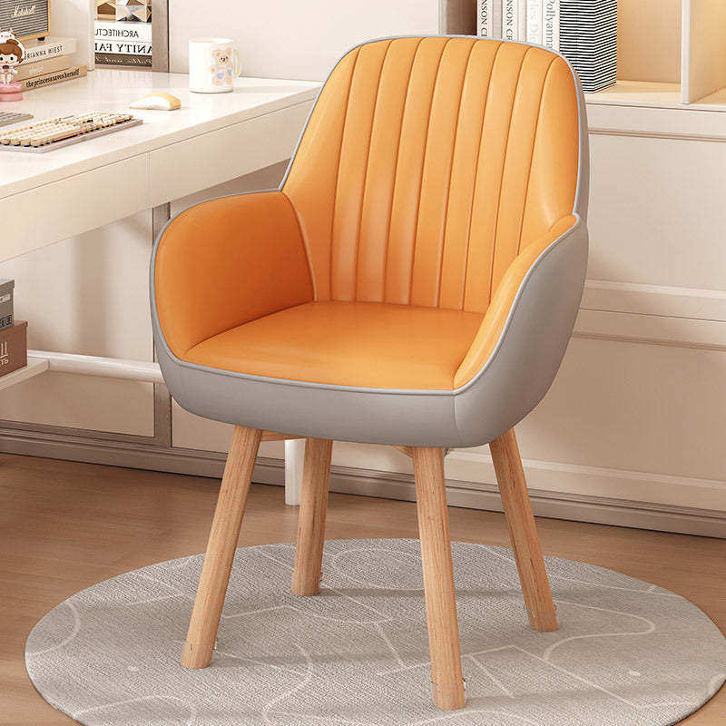 Minimalist Trapezoid Velvet Tech Fabric Vanity Stool