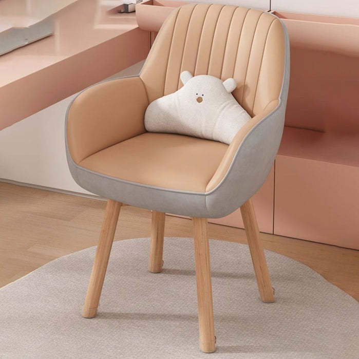 Minimalist Trapezoid Velvet Tech Fabric Vanity Stool