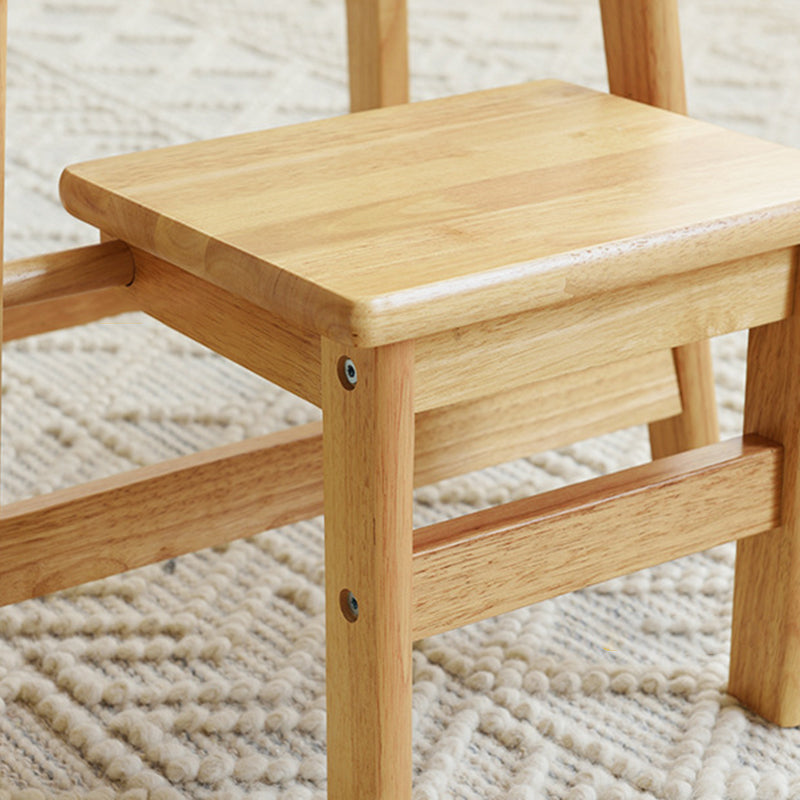 Minimalist Folding Solid Wood Shoe Stool