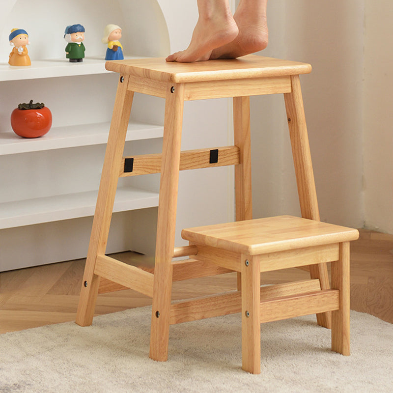 Minimalist Folding Solid Wood Shoe Stool