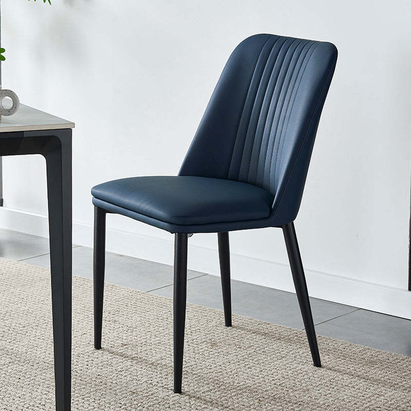 Lighom minimalist distressed gray dining chairs & benches