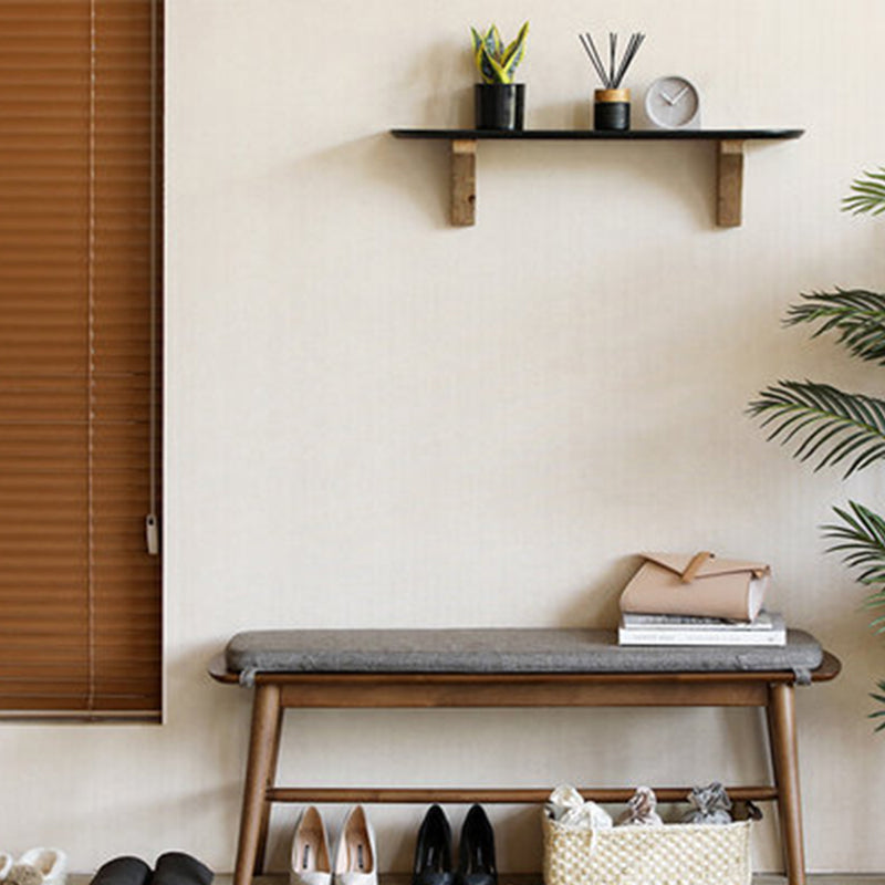 Scandinavian Trapezoid Fabric Shoe Bench Low Stool