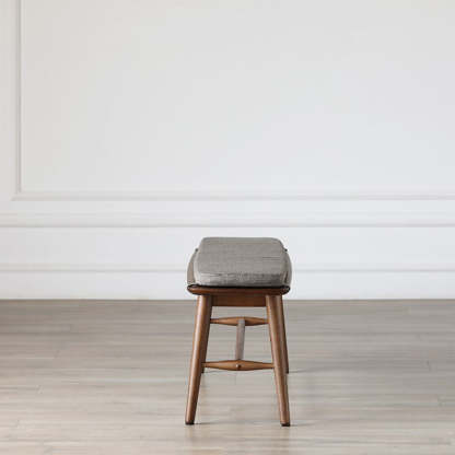 Scandinavian Trapezoid Fabric Shoe Bench Low Stool