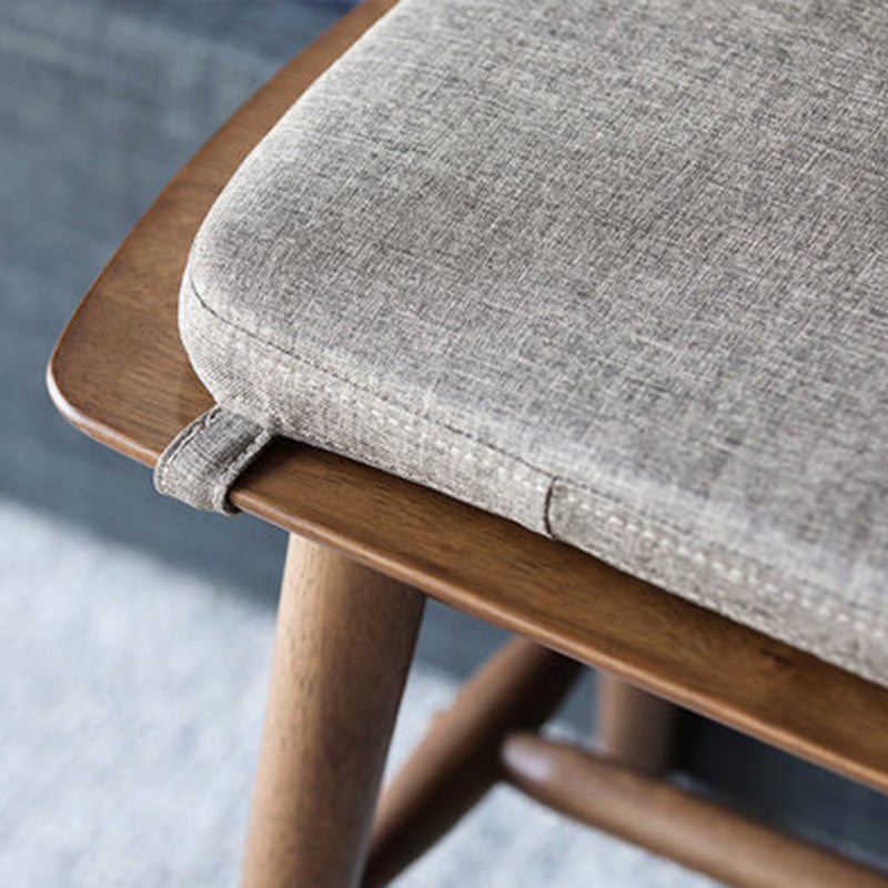 Scandinavian Trapezoid Fabric Shoe Bench Low Stool