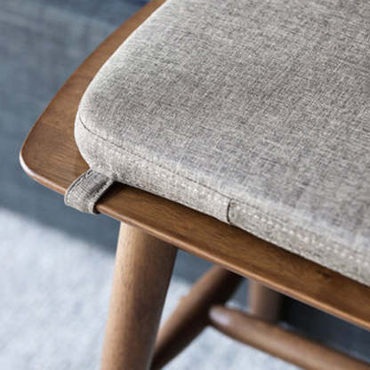Scandinavian Trapezoid Fabric Shoe Bench Low Stool