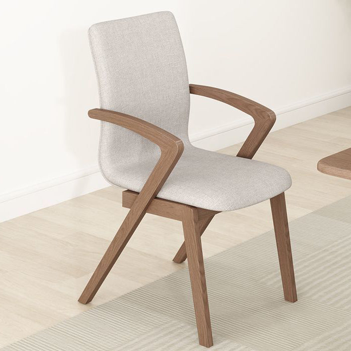 Scandinavian Curved Wood Dining Chair