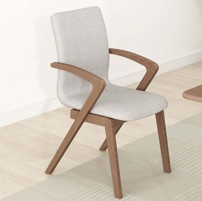 Scandinavian Curved Wood Dining Chair