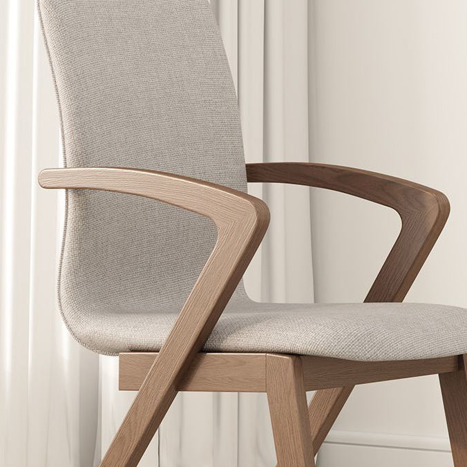 Scandinavian Curved Wood Dining Chair