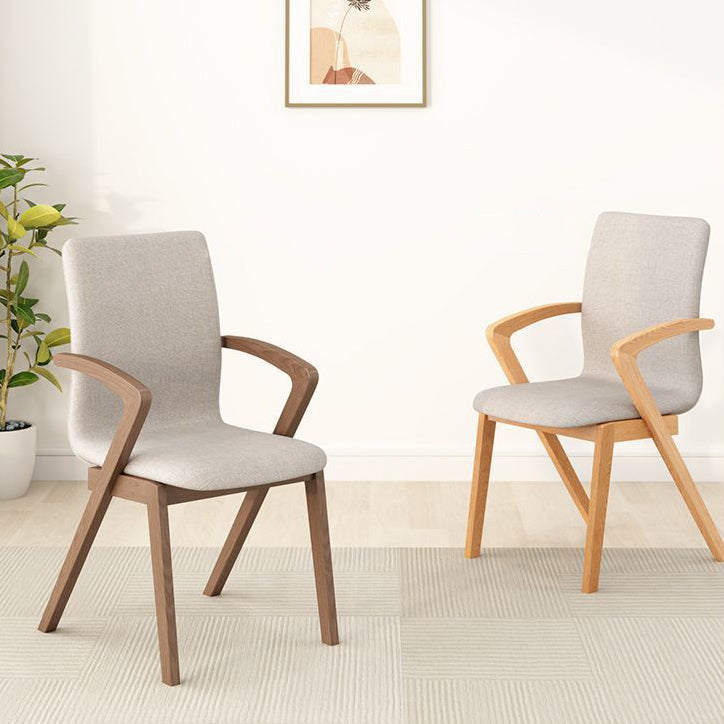 Scandinavian Curved Wood Dining Chair