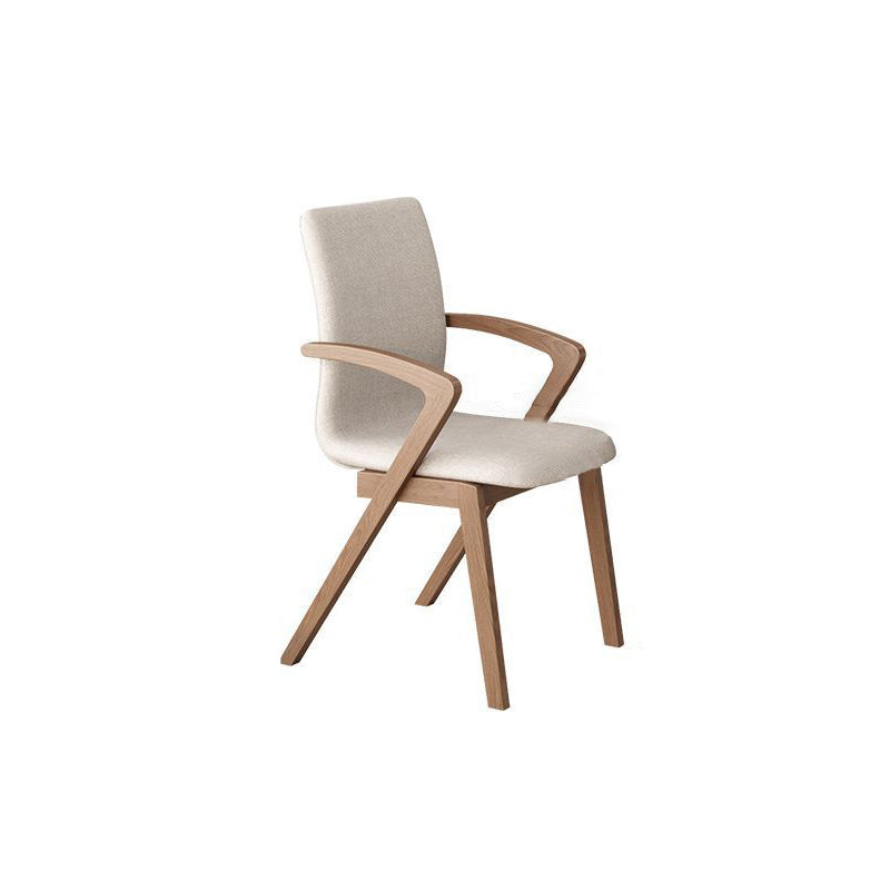 Scandinavian Curved Wood Dining Chair