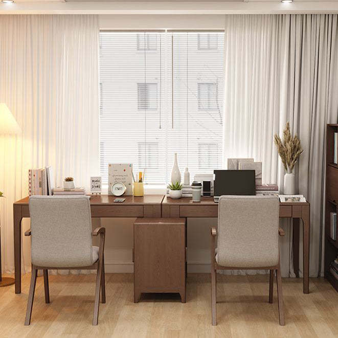 Scandinavian Curved Wood Dining Chair