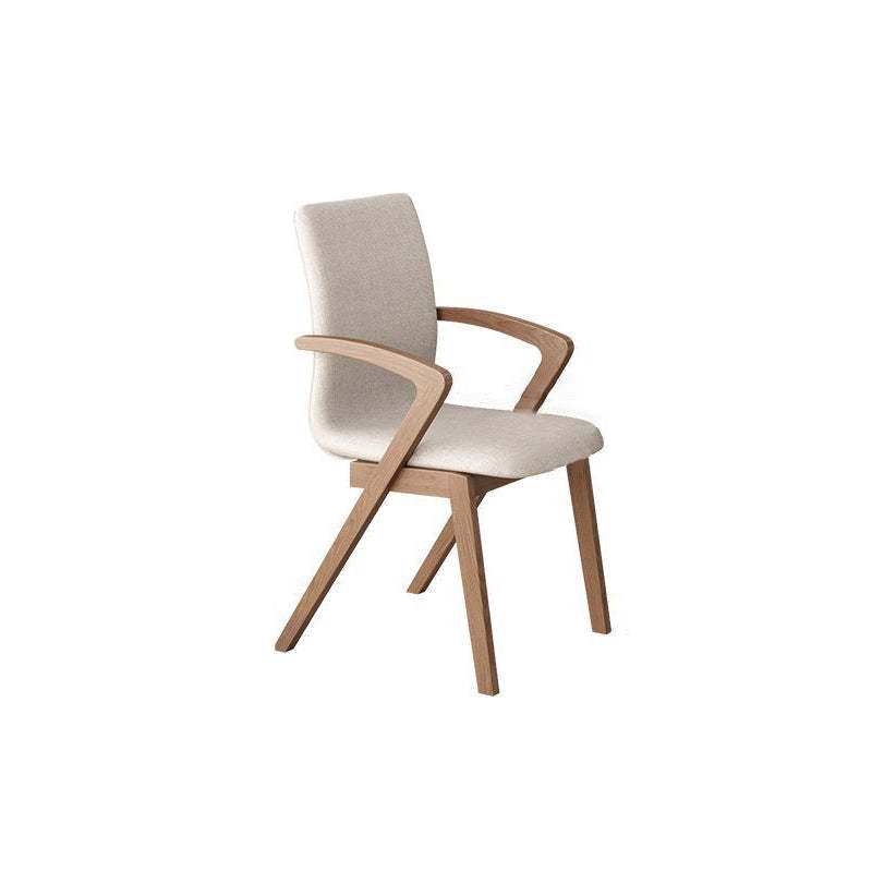 Scandinavian Curved Wood Dining Chair