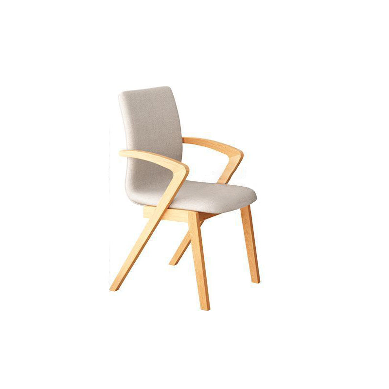 Scandinavian Curved Wood Dining Chair