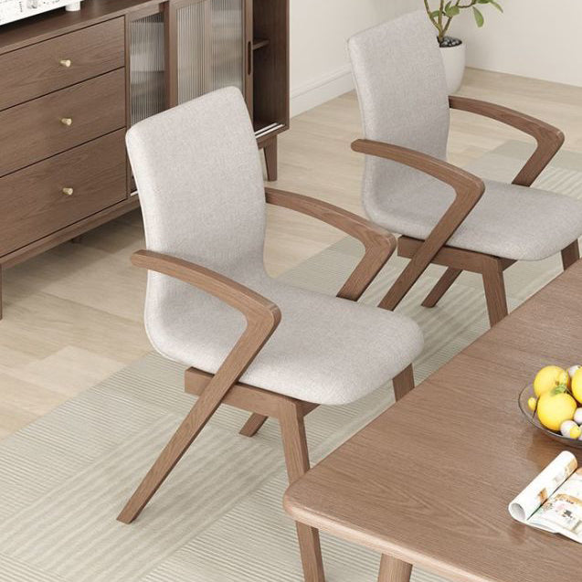 Scandinavian Curved Wood Dining Chair — Original Wood Color
