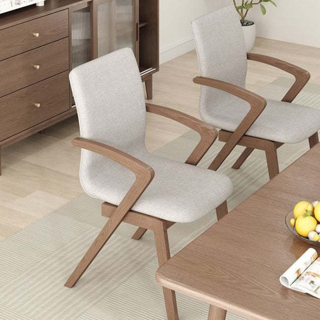 Scandinavian Curved Wood Dining Chair — Original Wood Color