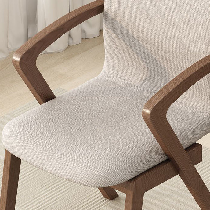 Scandinavian Curved Wood Dining Chair