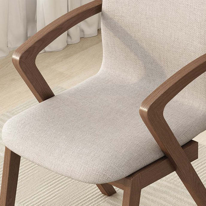 Scandinavian Curved Wood Dining Chair
