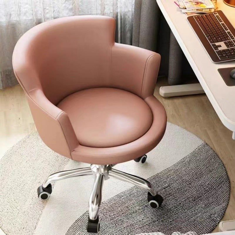 Minimalist Arc Lift Tech Fabric Desk Chair — B - Carbon Steel / Green