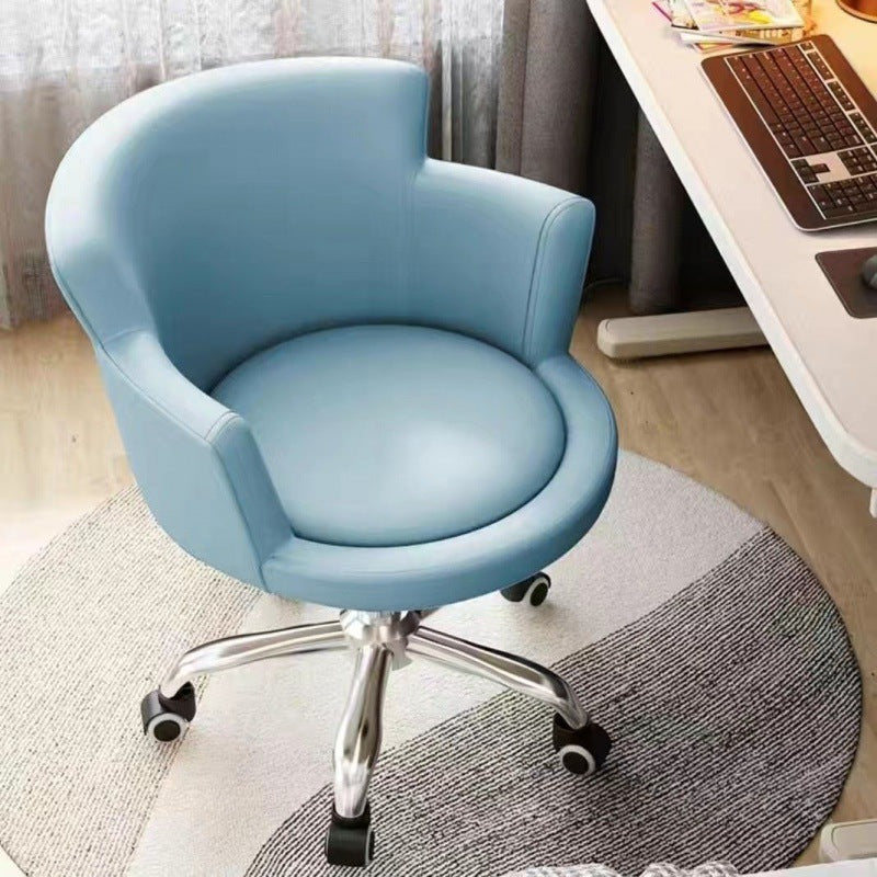 Minimalist Arc Lift Tech Fabric Desk Chair — B - Carbon Steel / Light Green