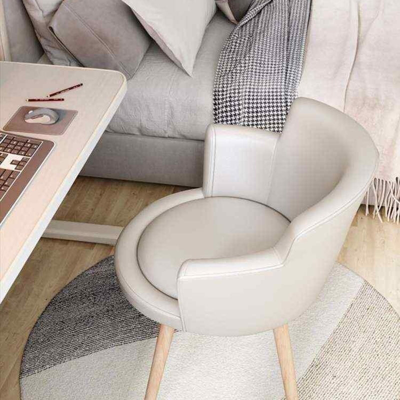 Minimalist Arc Lift Tech Fabric Desk Chair — A / Light Green