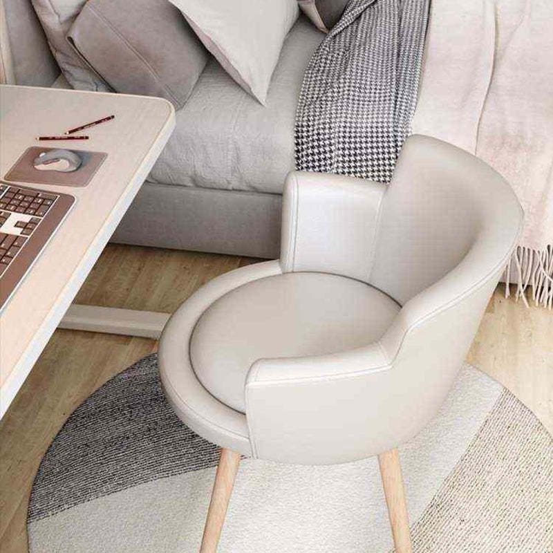 Minimalist Arc Lift Tech Fabric Desk Chair — A / Light Green