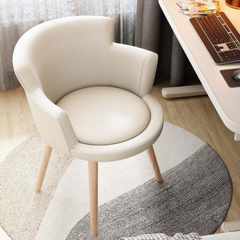 Minimalist Arc Lift Tech Fabric Desk Chair