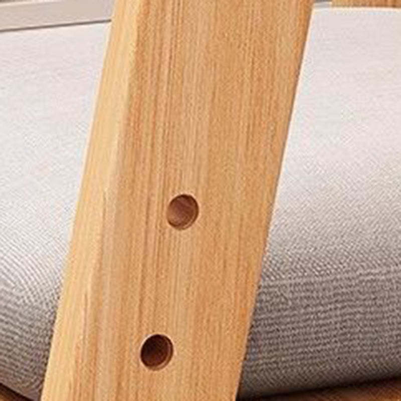 Modern Kids Fabric Rubberwood Dining Chair