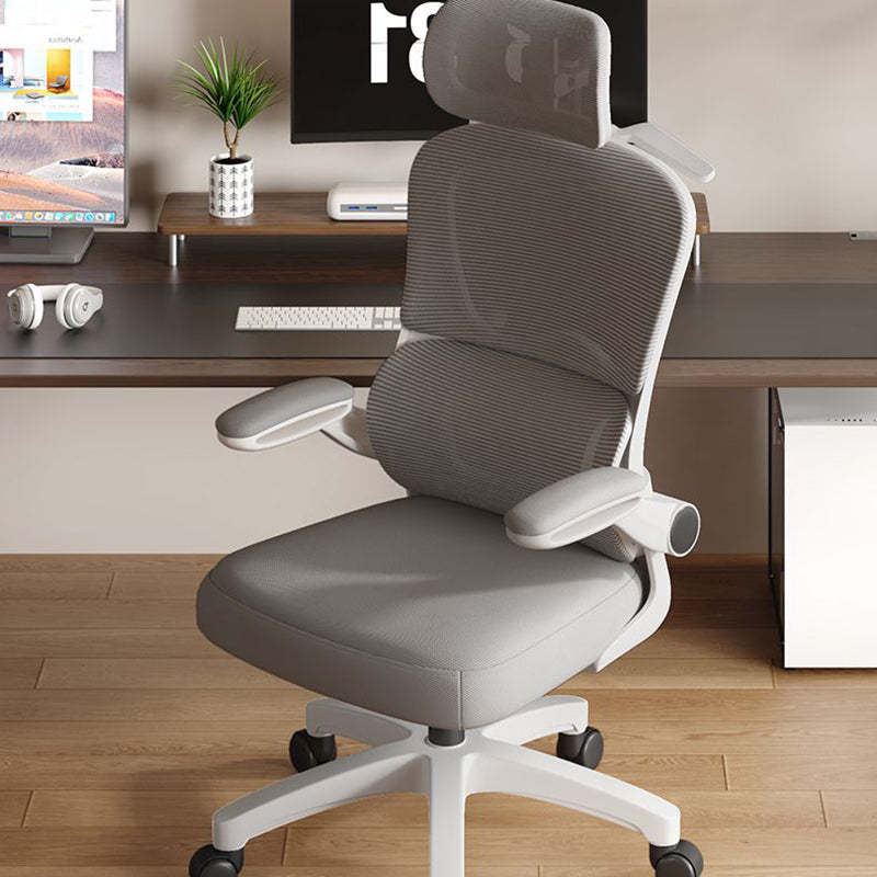Minimalist Double-Back Mesh Steel Desk Chair