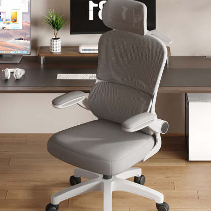 Minimalist Double-Back Mesh Steel Desk Chair