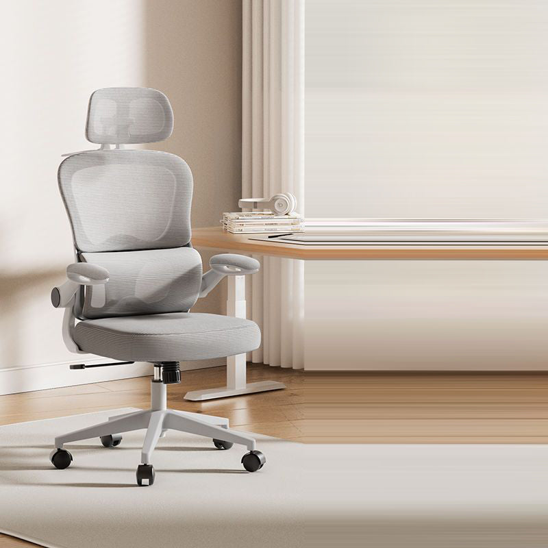 Minimalist Double-Back Mesh Steel Desk Chair